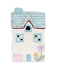 Splosh Small White Village House Christmas Decoration 13CM