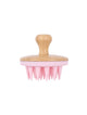 Wellness Bamboo & Silicone Scalp Massager Pink