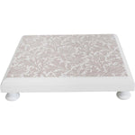 Lavida Wooden Painted Trivet Artichoke Square Hot Pot Holder