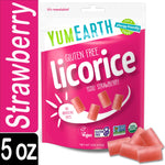 YumEarth Organic Licorice Strawberry 142g
