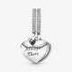 Pandora Always There Heart Dangle Charm