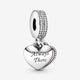 Pandora Always There Heart Dangle Charm