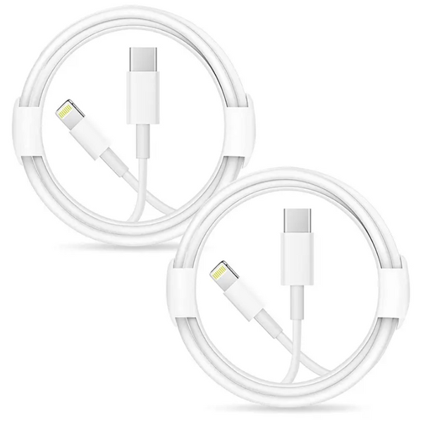Apple Compatible USB-C to Lightning Cable (1m) - 2pcs