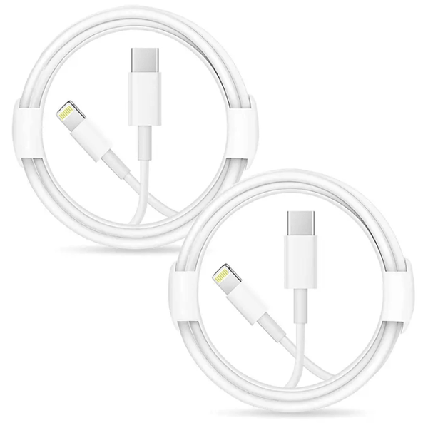 Apple Compatible USB-C to Lightning Cable (1m) - 2pcs