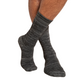 Boody Men's Work Boot Socks Black Grey Space Dye 11-14