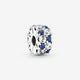 Pandora Clear and Blue Sparkling Clip