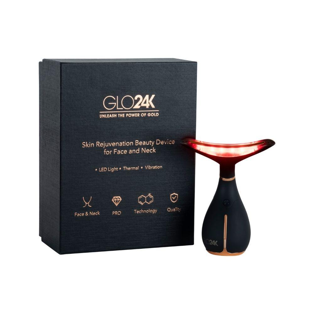 Glo24K Skin Rejuvenation Beauty Device for Face and Neck - Cosmetics Squad