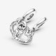 Pandora Linked Sister Hearts Split Dangle Charm