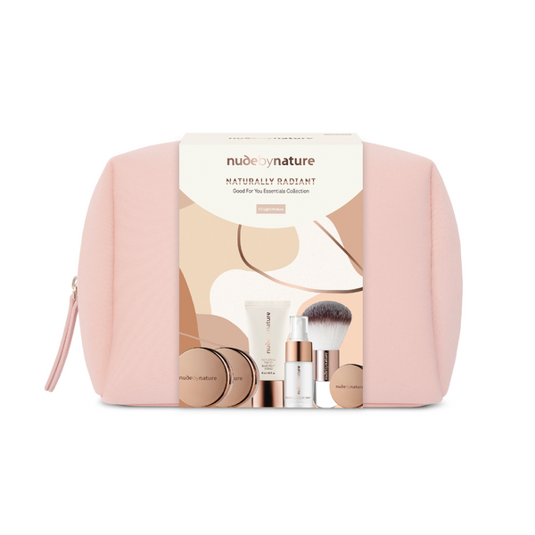 Nude By Nature Naturally Radiant C3 Light/Medium Gift Set