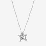 Pandora Pavé Asymmetric Star Collier Necklace