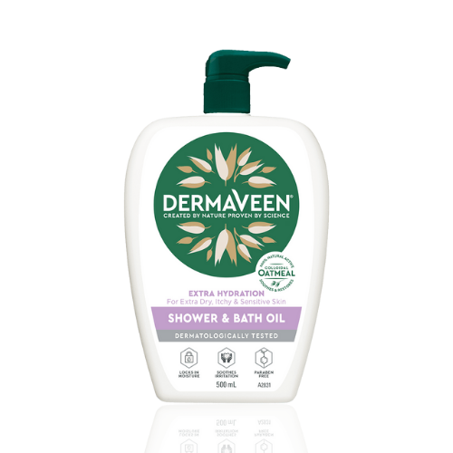 DermaVeen Extra Hydration Shower and Bath Oil 1L