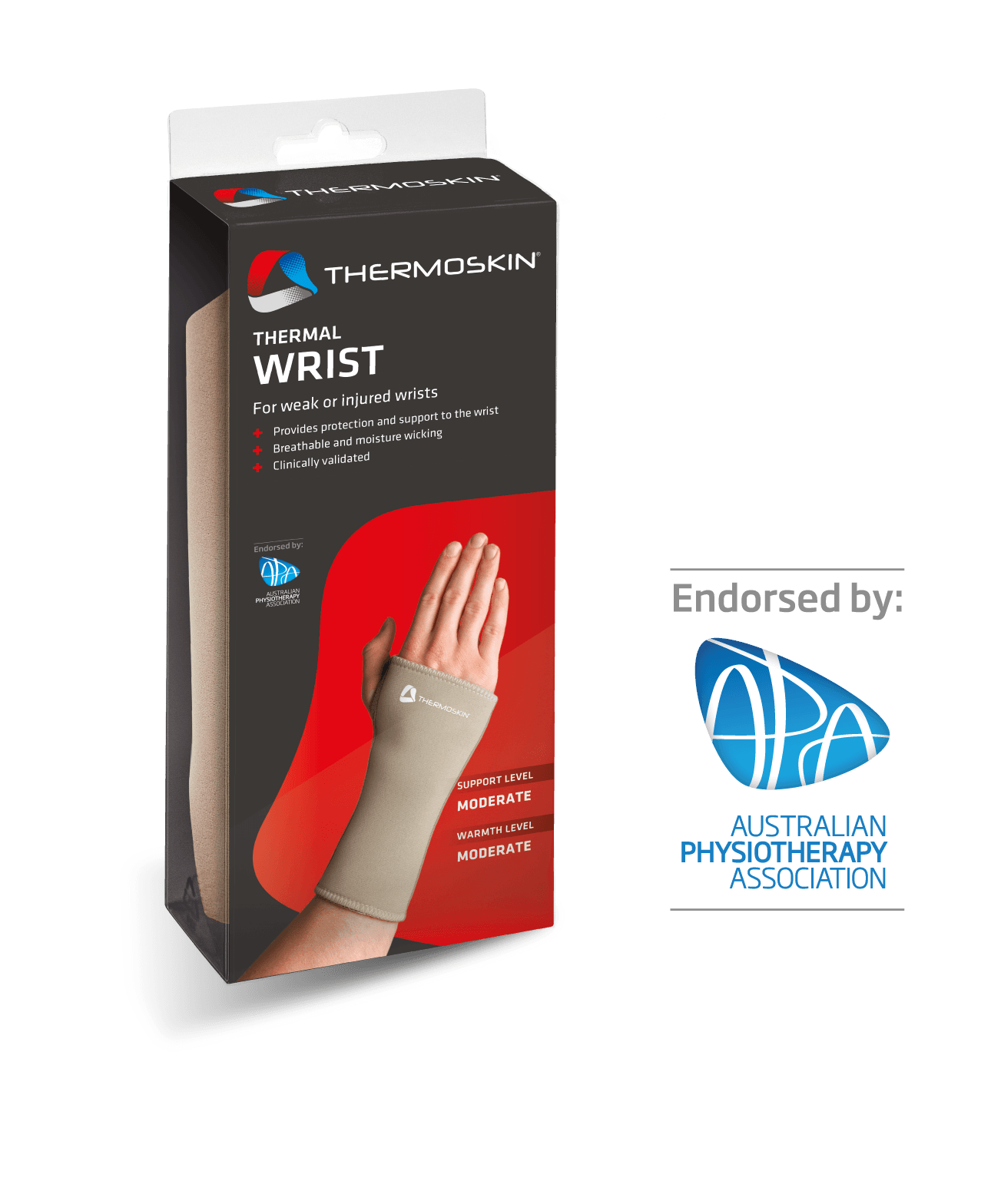 Thermoskin with Trioxon Wrist/Hand Medium Right - Cosmetics Squad