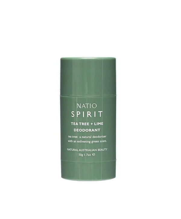 Natio Spirit Tea Tree & lime Deodorant - Cosmetics Squad